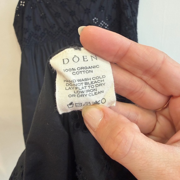 Doen Black ‘Lucinda’ Crochet Trim Dress - Picture 5 of 5